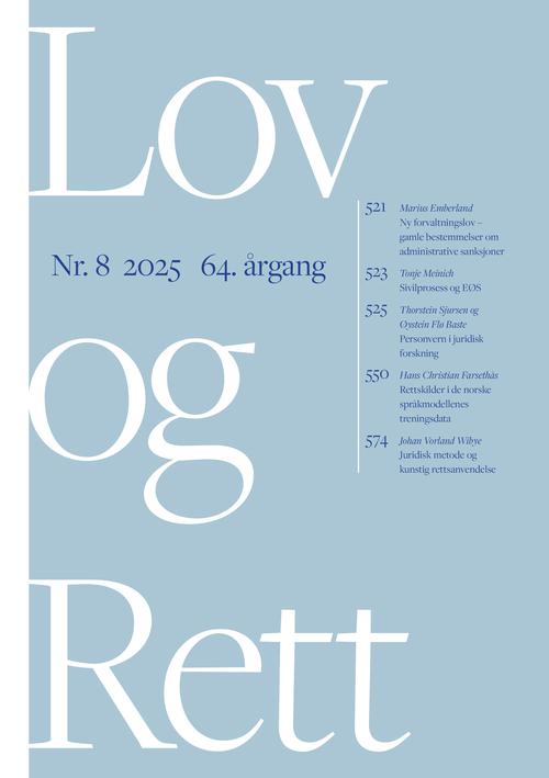 Lov og Rett | Tidsskrifter