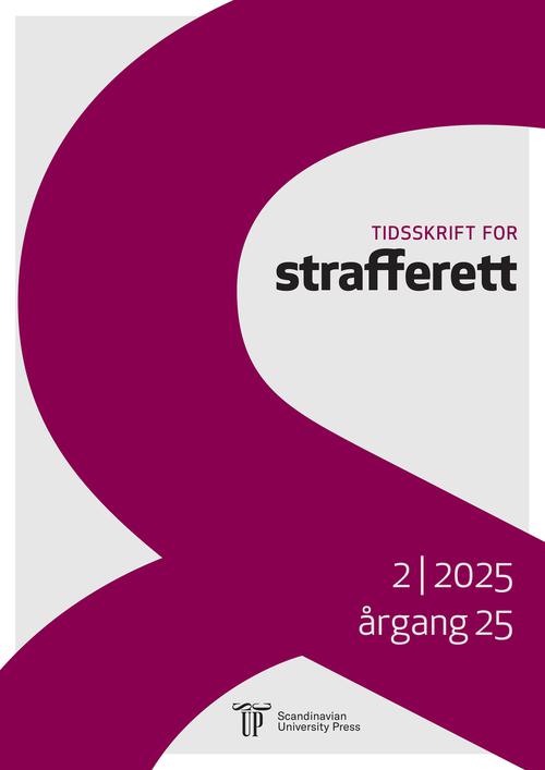 Tidsskrift for strafferett | Tidsskrifter
