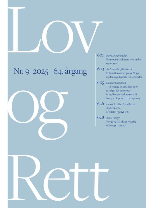 Lov og Rett | Tidsskrifter