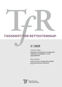 Tidsskrift for retts­vitenskap