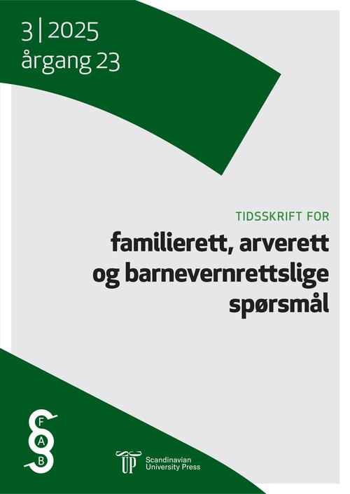 Tidsskrift for familierett, arverett og barnevernrettslige spørsmål | Tidsskrifter